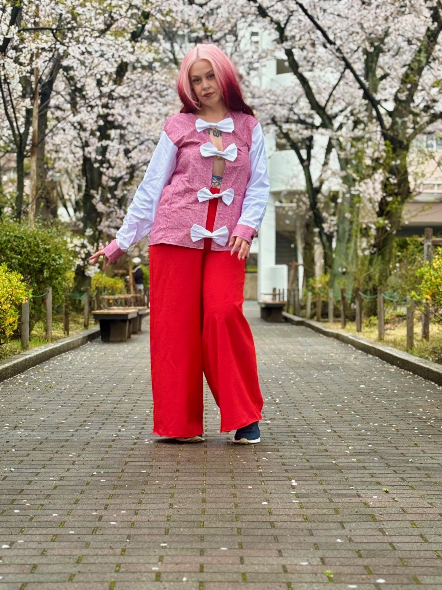 Red Palazzo Pants