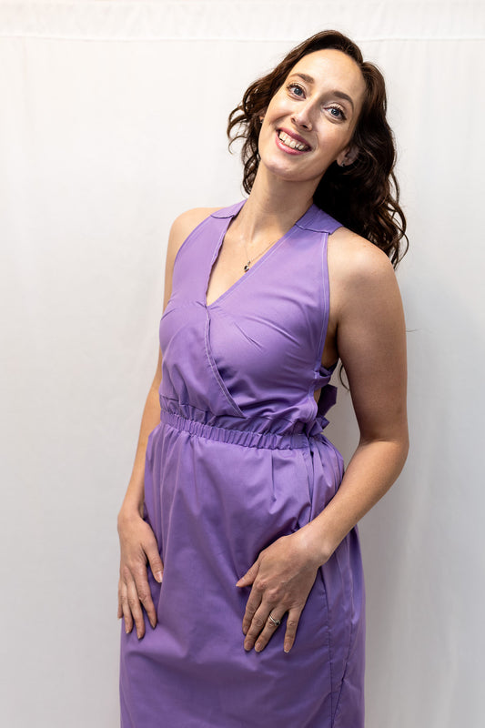 Size Adjustable Lilac Dress