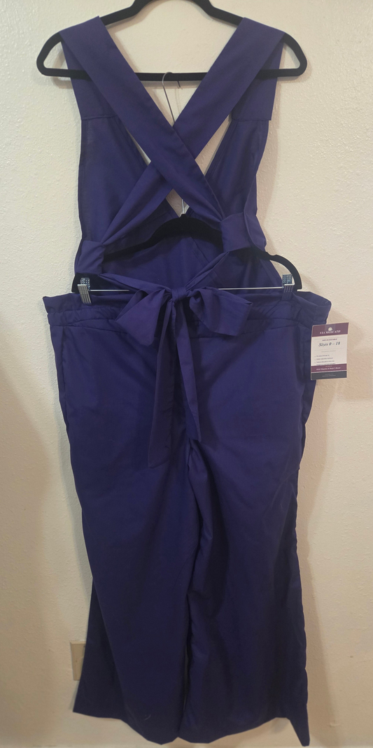 Size Adjustable Violet Romper