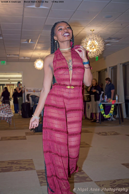 Size Inclusive Burgundy Romper