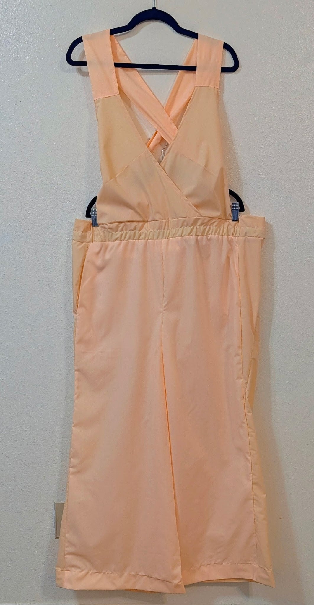 Size Adjustable Peach Romper