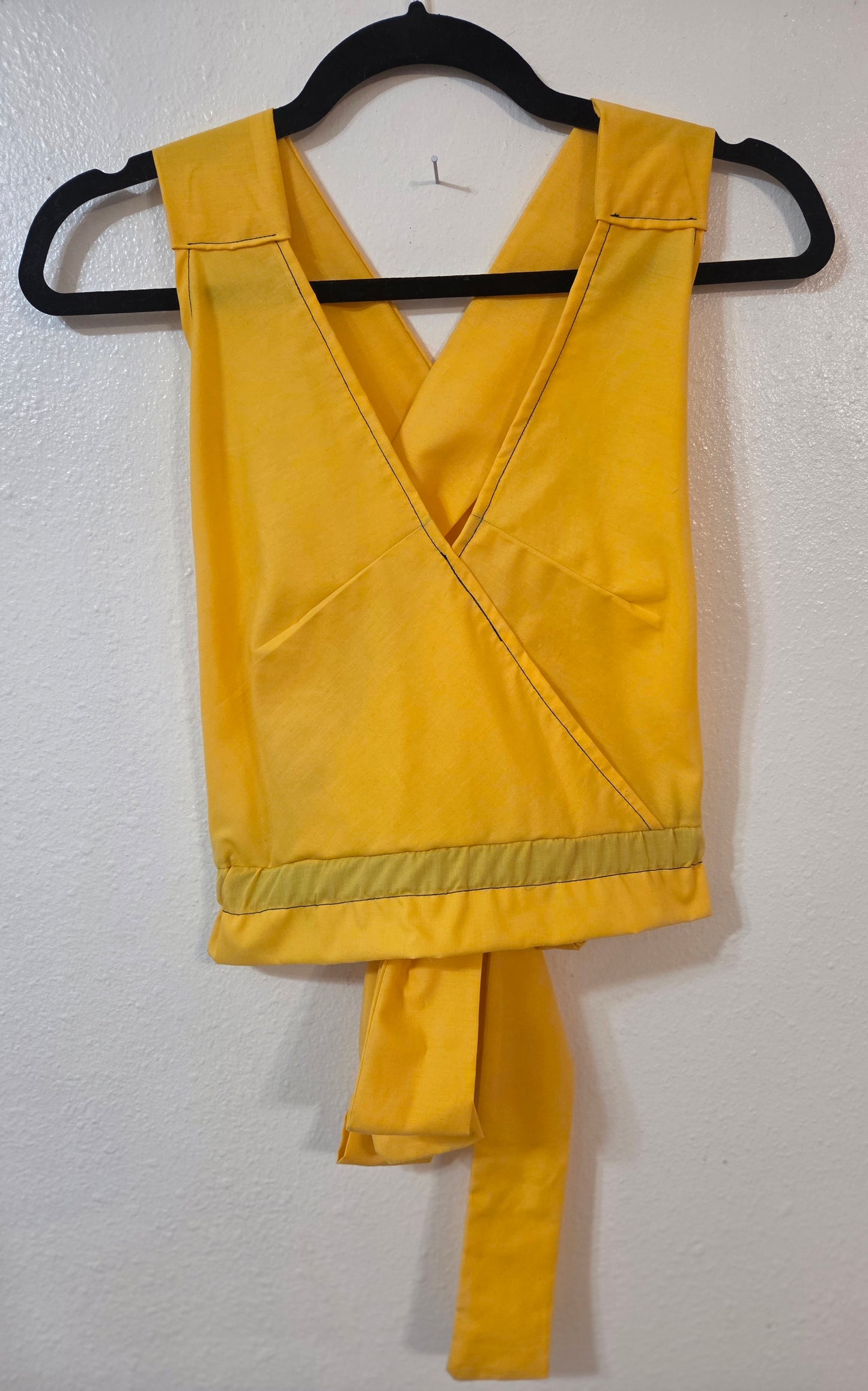 Size Adjustable Sunflower Yellow Crossback Top