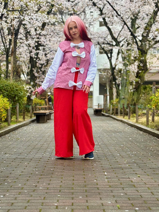 Red Palazzo Pants