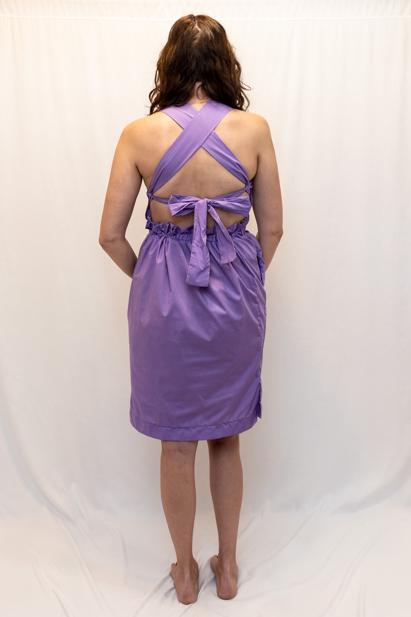 Size Adjustable Lilac Dress