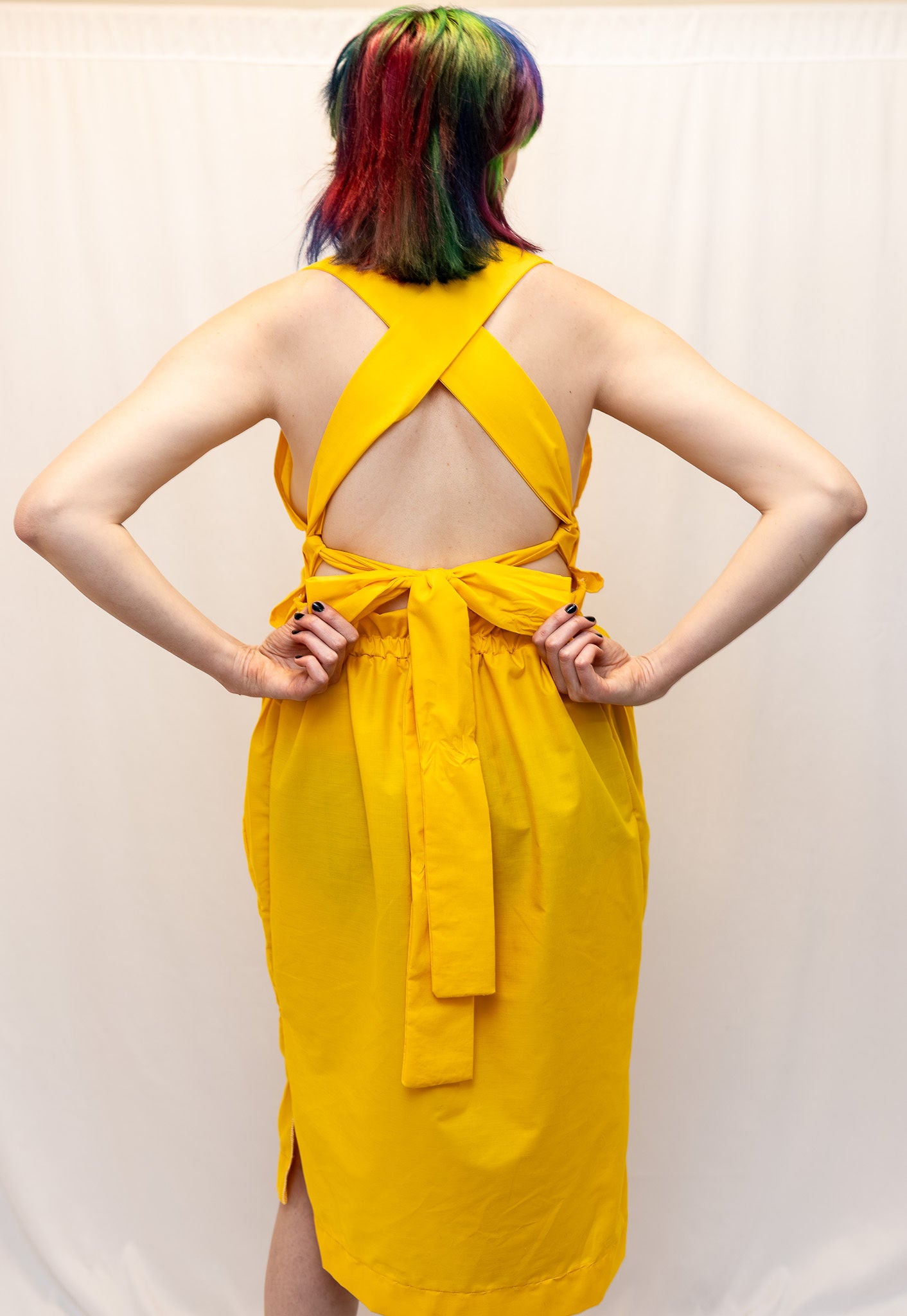 Size Adjustable Sunflower Yellow Dress