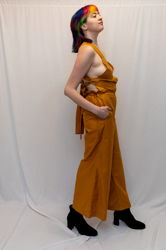 Size Adjustable Golden Romper
