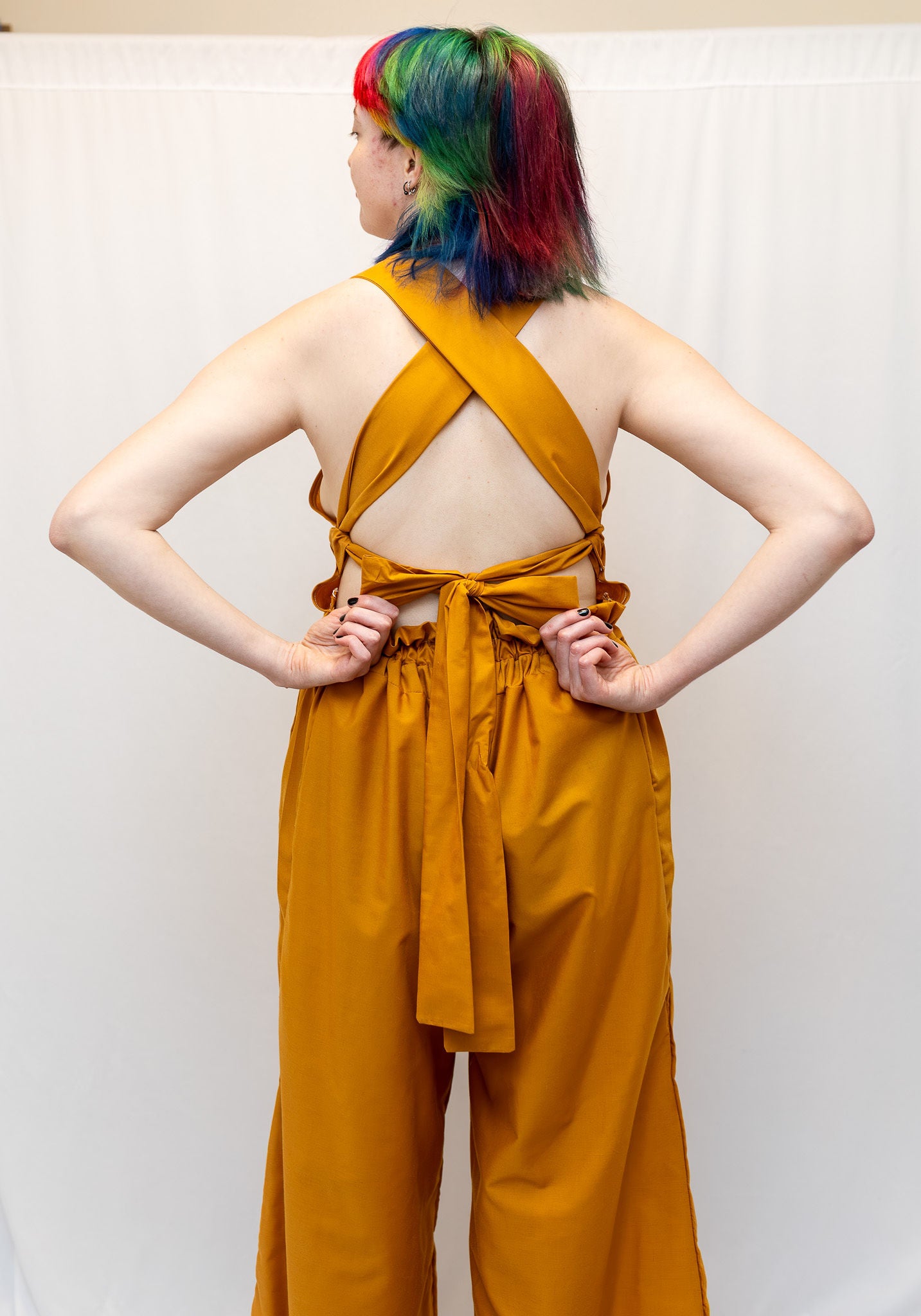 Size Adjustable Golden Romper