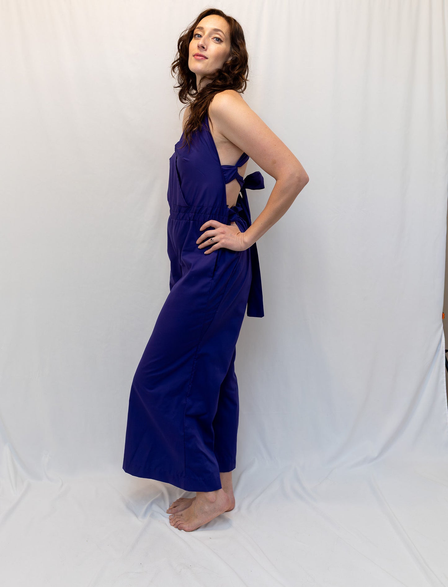 Size Adjustable Violet Romper