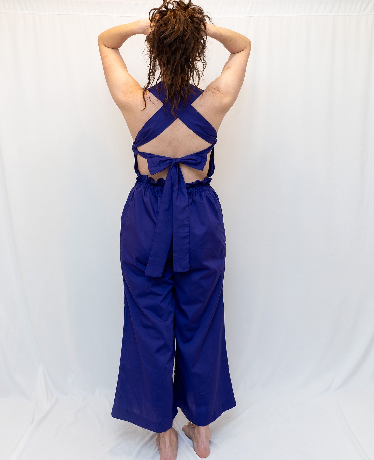 Size Adjustable Violet Romper