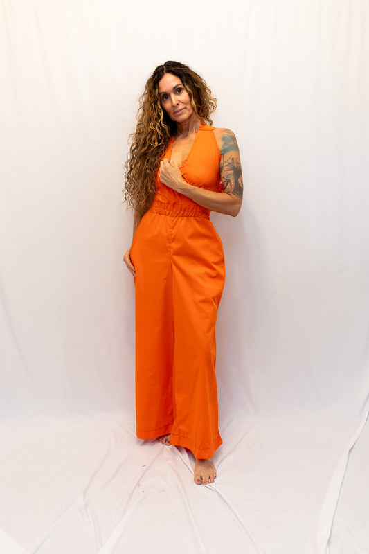 Size Adjustable Tangerine Romper