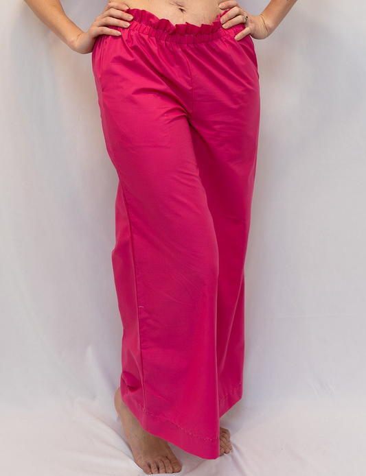 Size Adjustable Fuschia Palazzo Pants