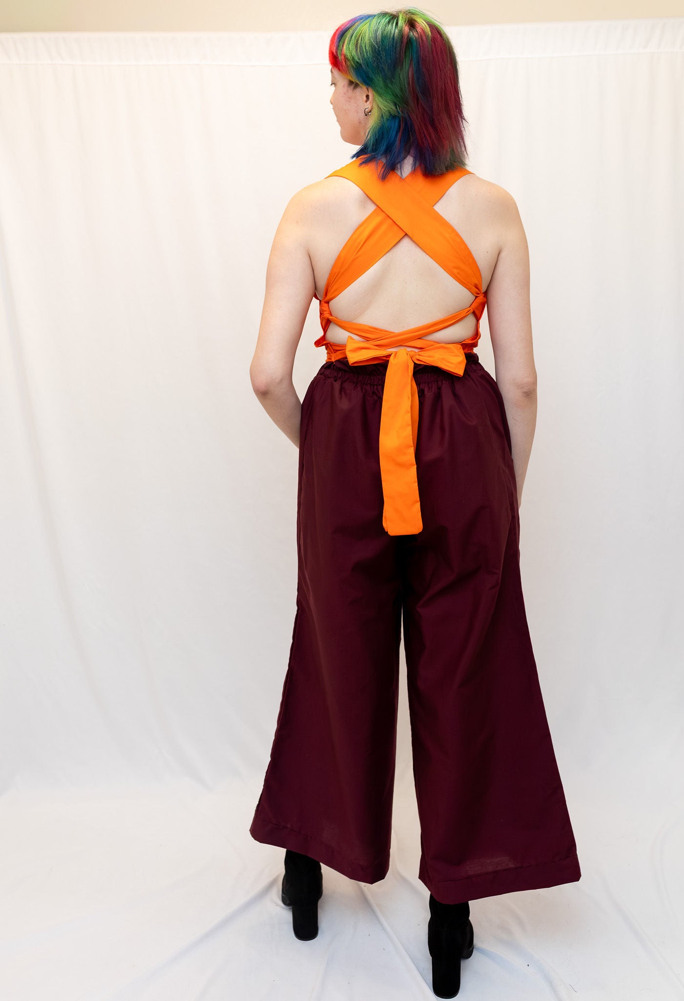 Size Adjustable Tangerine Crossback Top