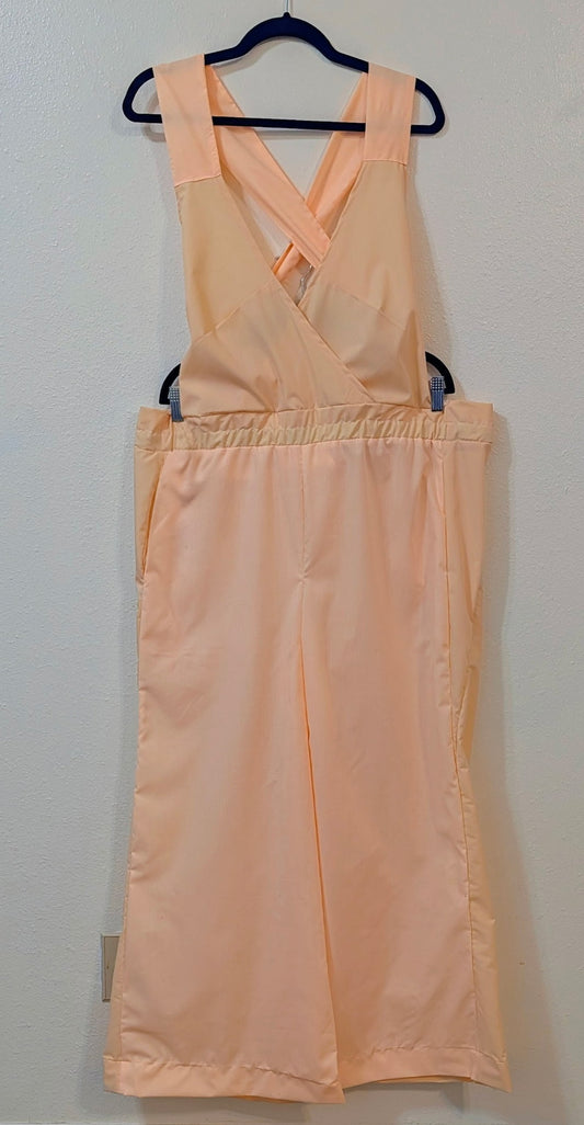 Size Adjustable Peach Romper