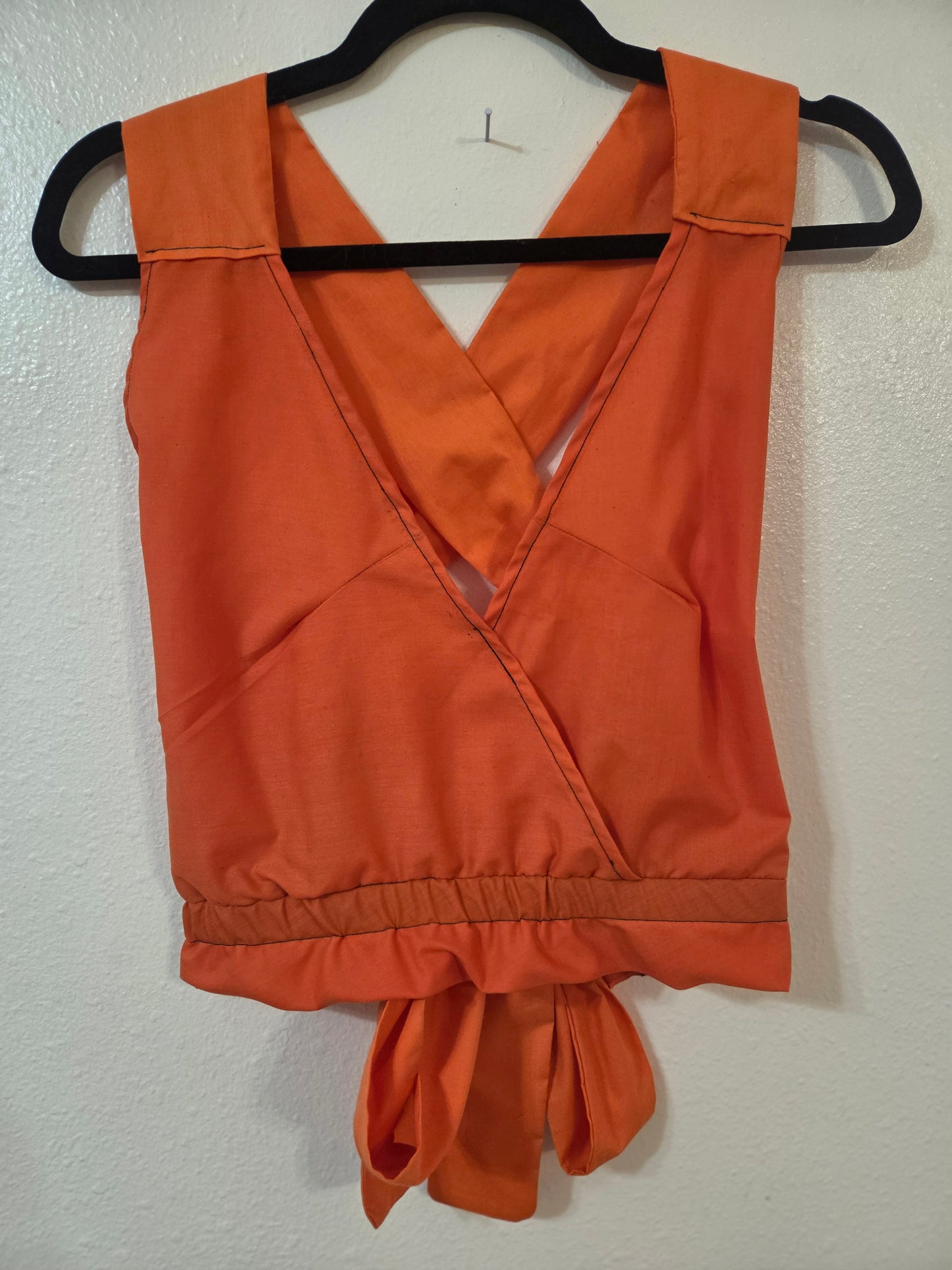 Size Adjustable Tangerine Crossback Top